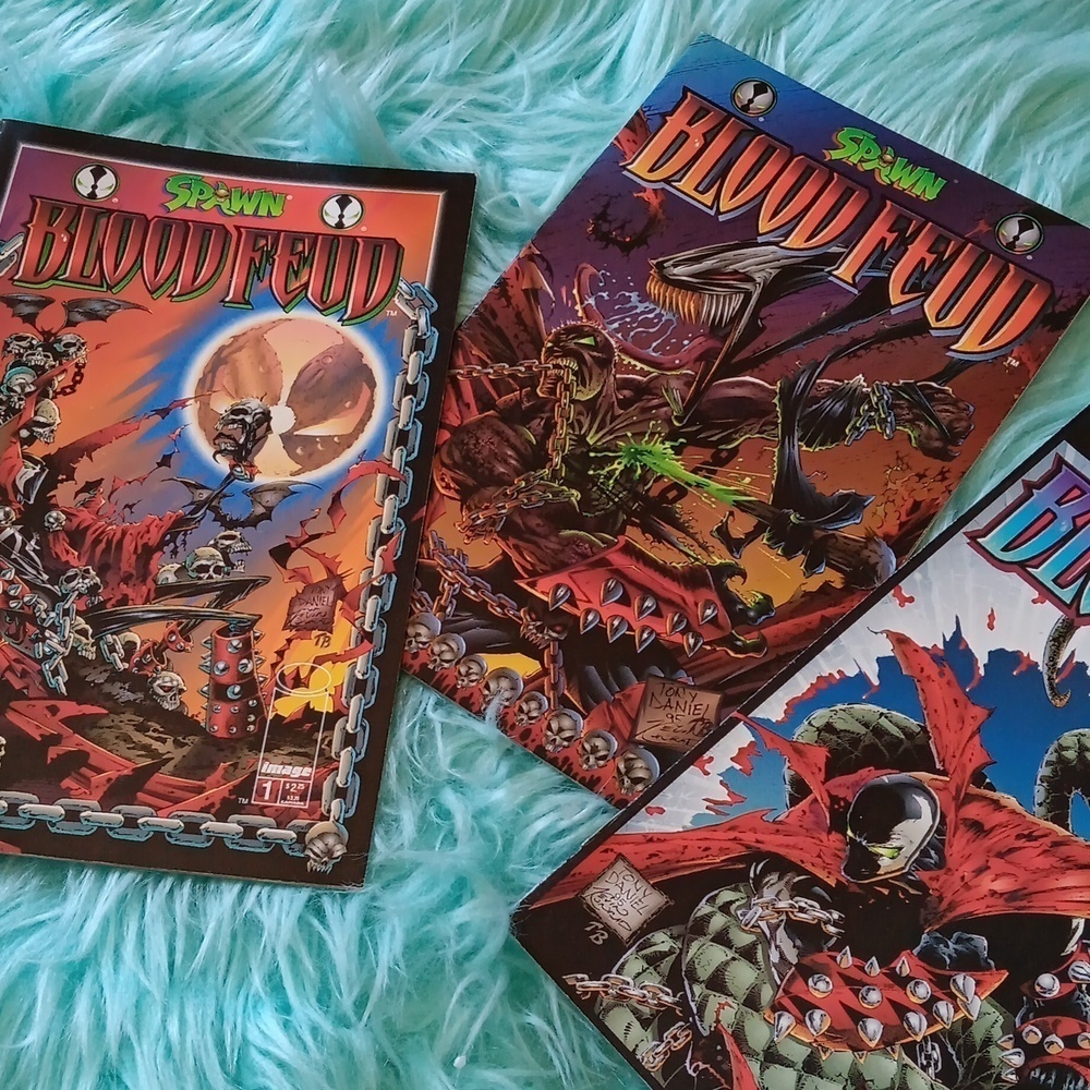 Blood feud DC Comics Spawn vol 1,2,4 new